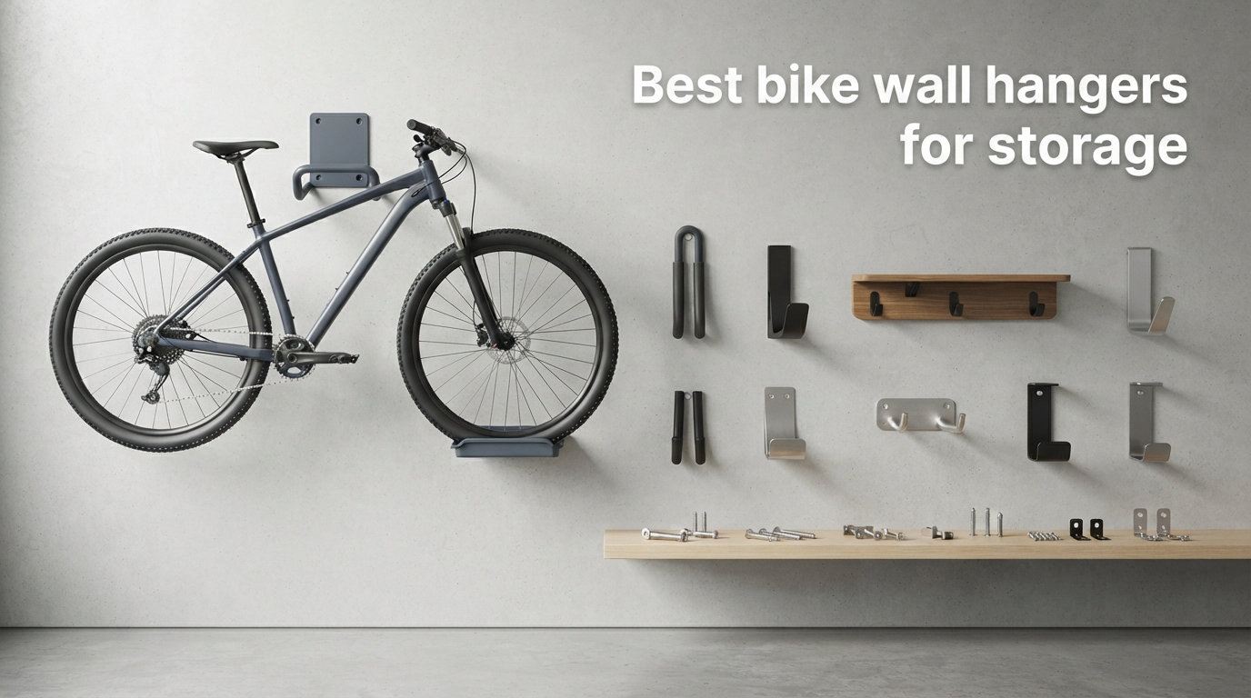Best bike wall hangers for storage