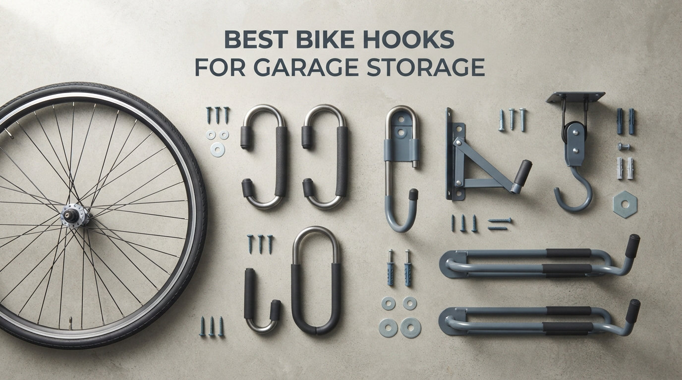 Best bike hooks for garage storage