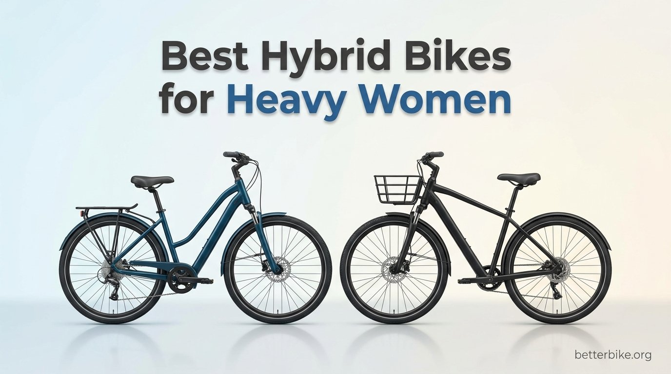 Best hybrid bikes for heavy women