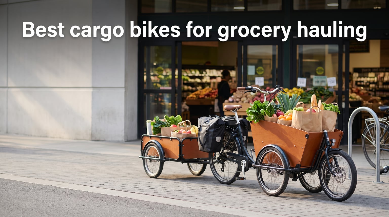 Best cargo bikes for grocery hauling