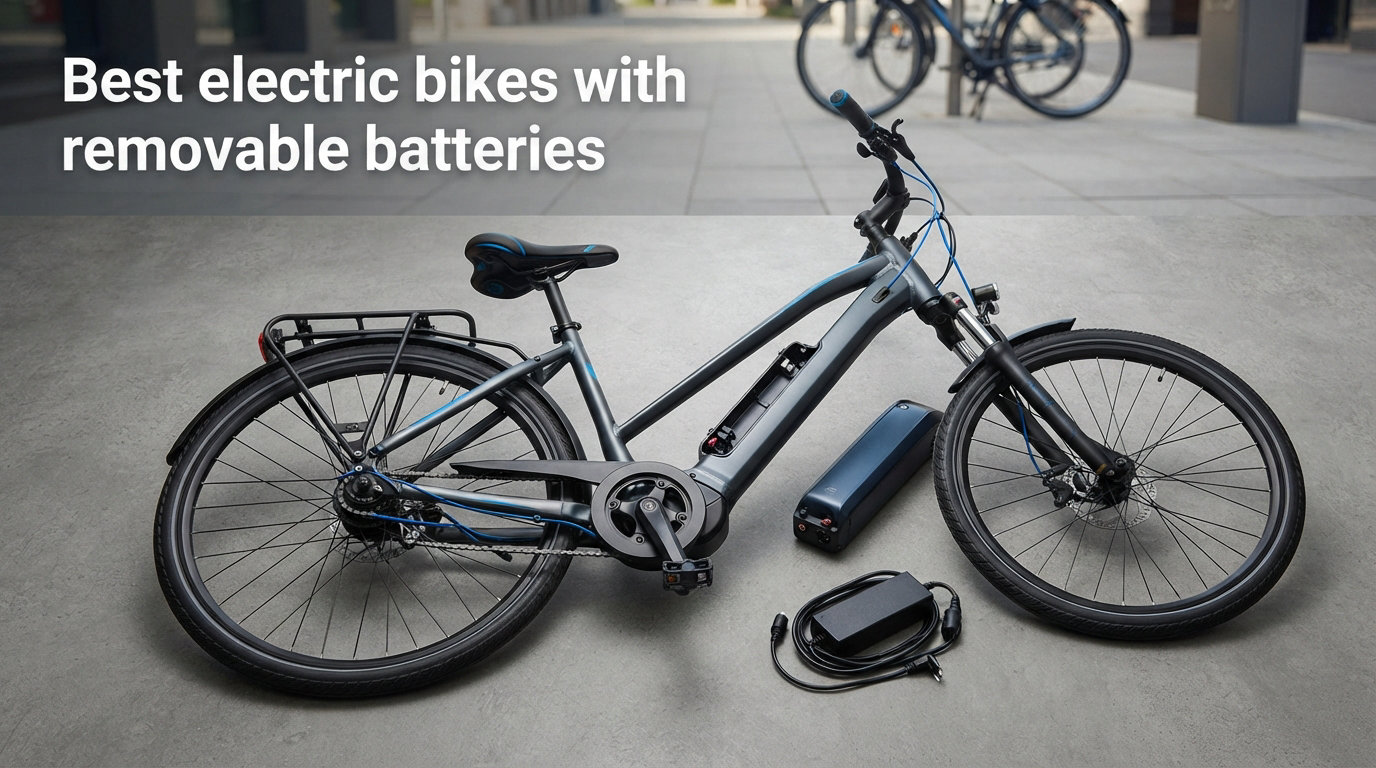Best electric bikes with removable batteries