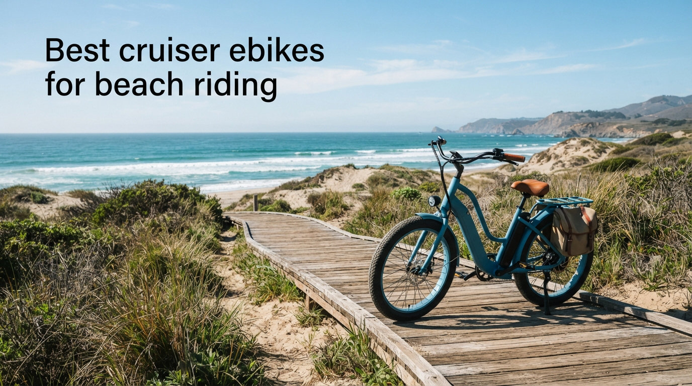 Best cruiser ebikes for beach riding