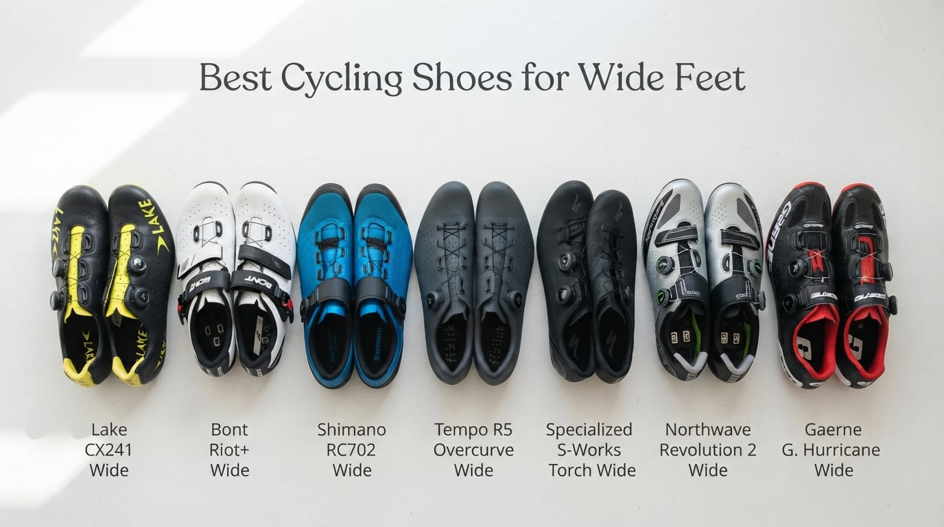 Best cycling shoes for wide feet