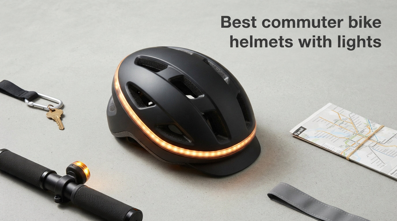 Best commuter bike helmets with lights