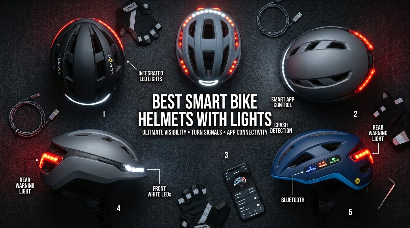 Best smart bike helmets with lights