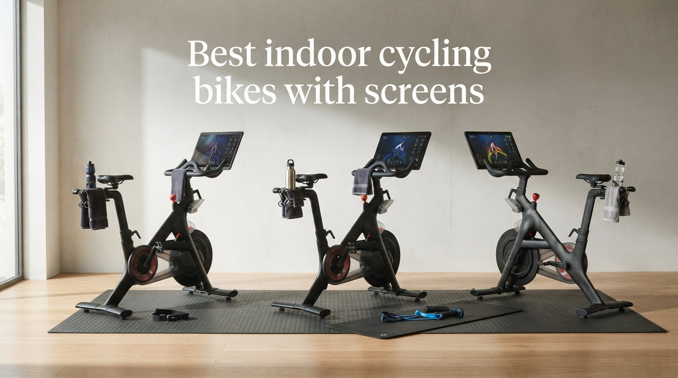 Best indoor cycling bikes with screens