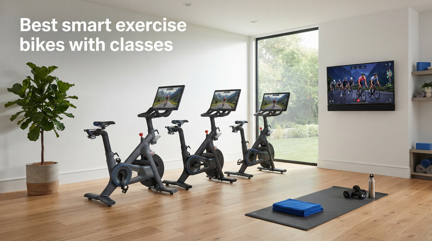Best smart exercise bikes with classes