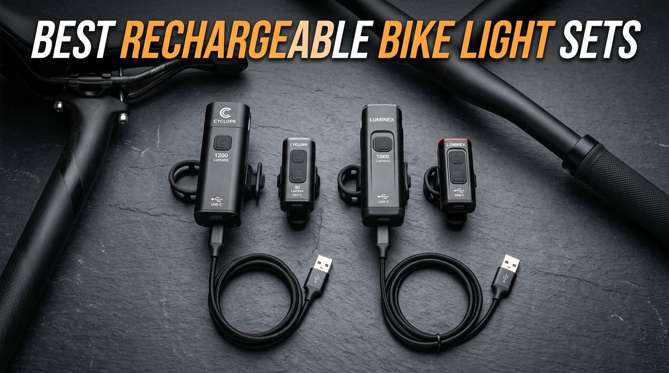 Best rechargeable bike light sets