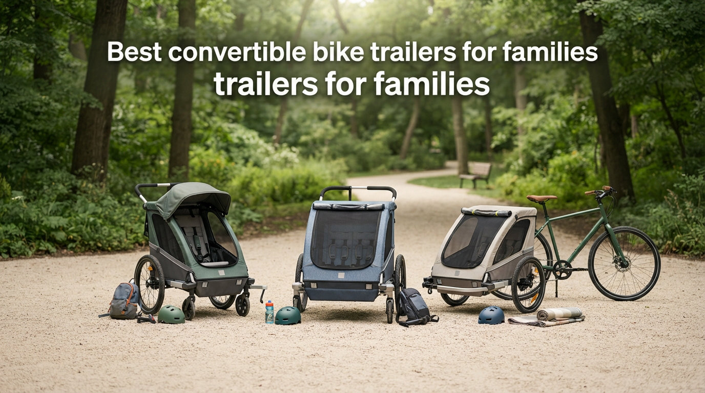 Best convertible bike trailers for families
