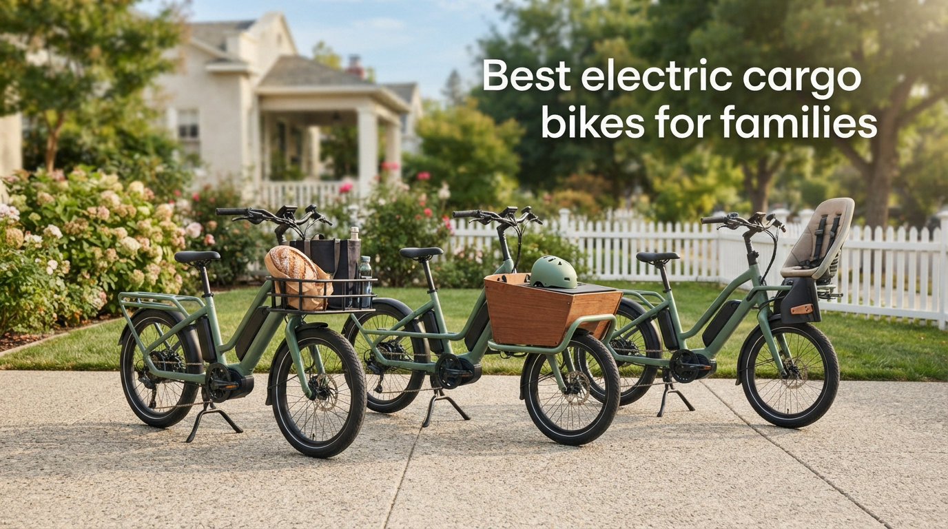 Best electric cargo bikes for families