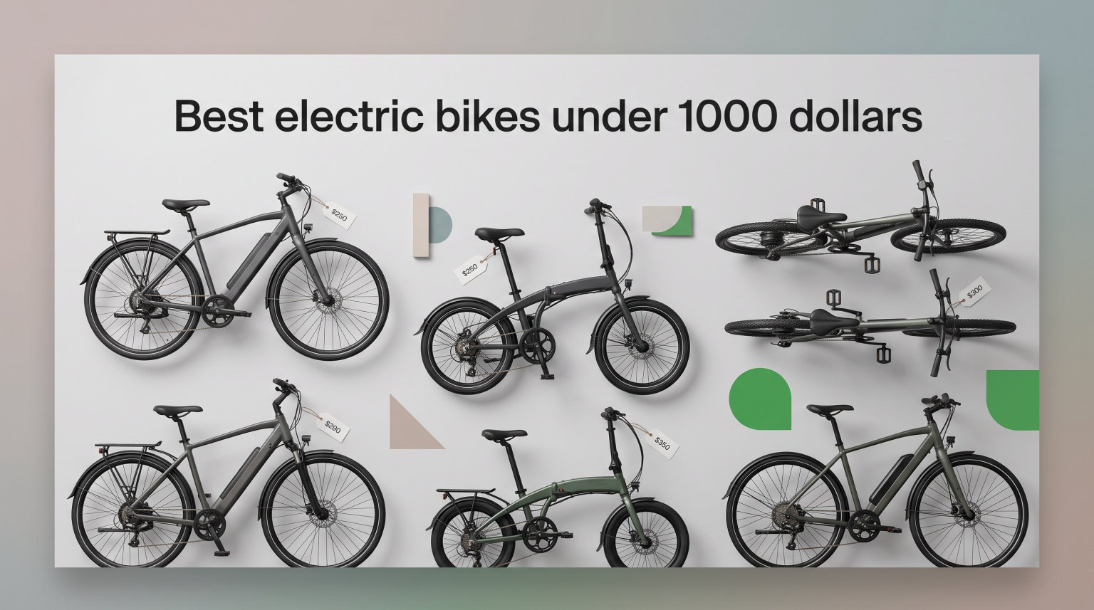 Best electric bikes under 1000 dollars