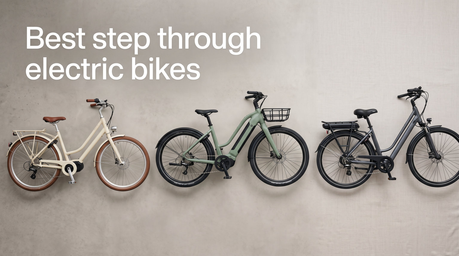 Best step through electric bikes