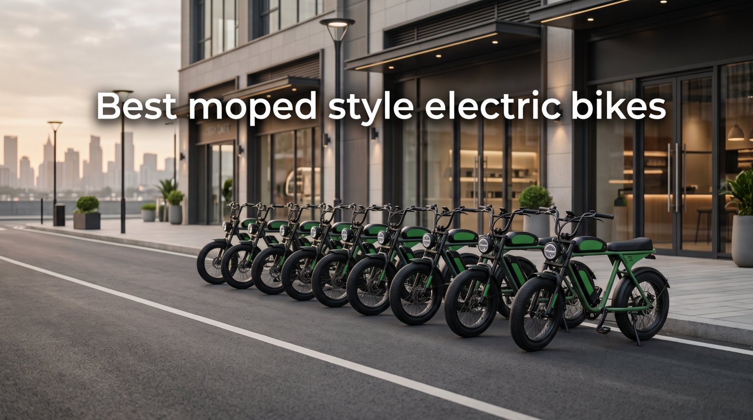 Best moped style electric bikes