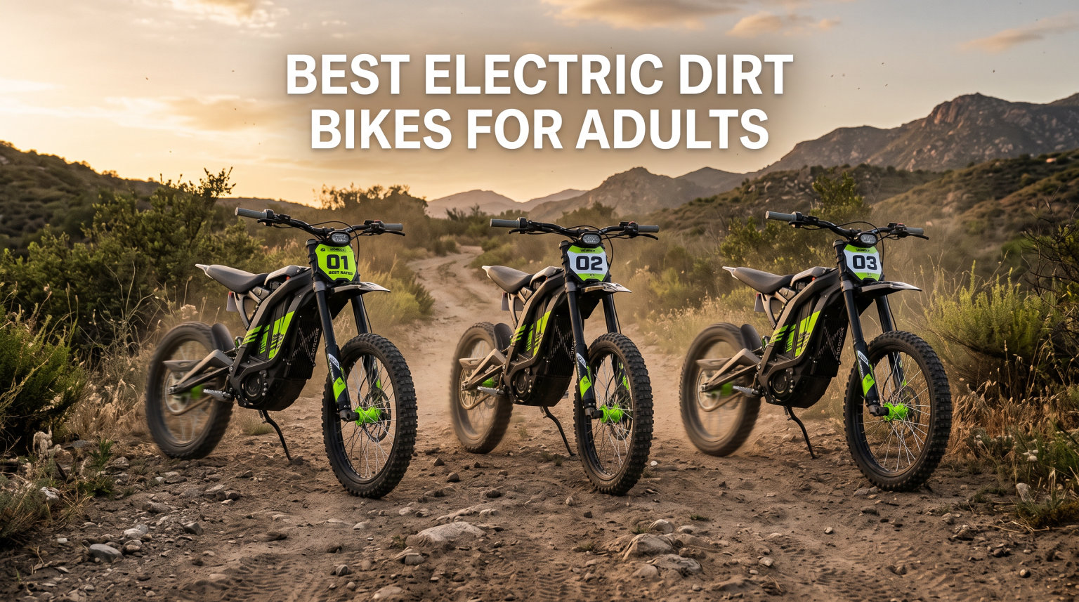 Best electric dirt bikes for adults