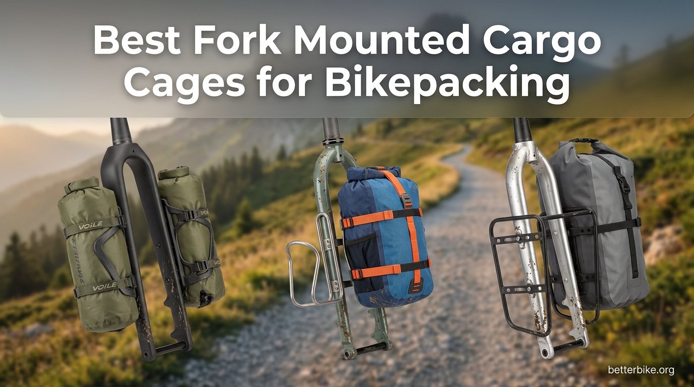 Best fork mounted cargo cages for bikepacking