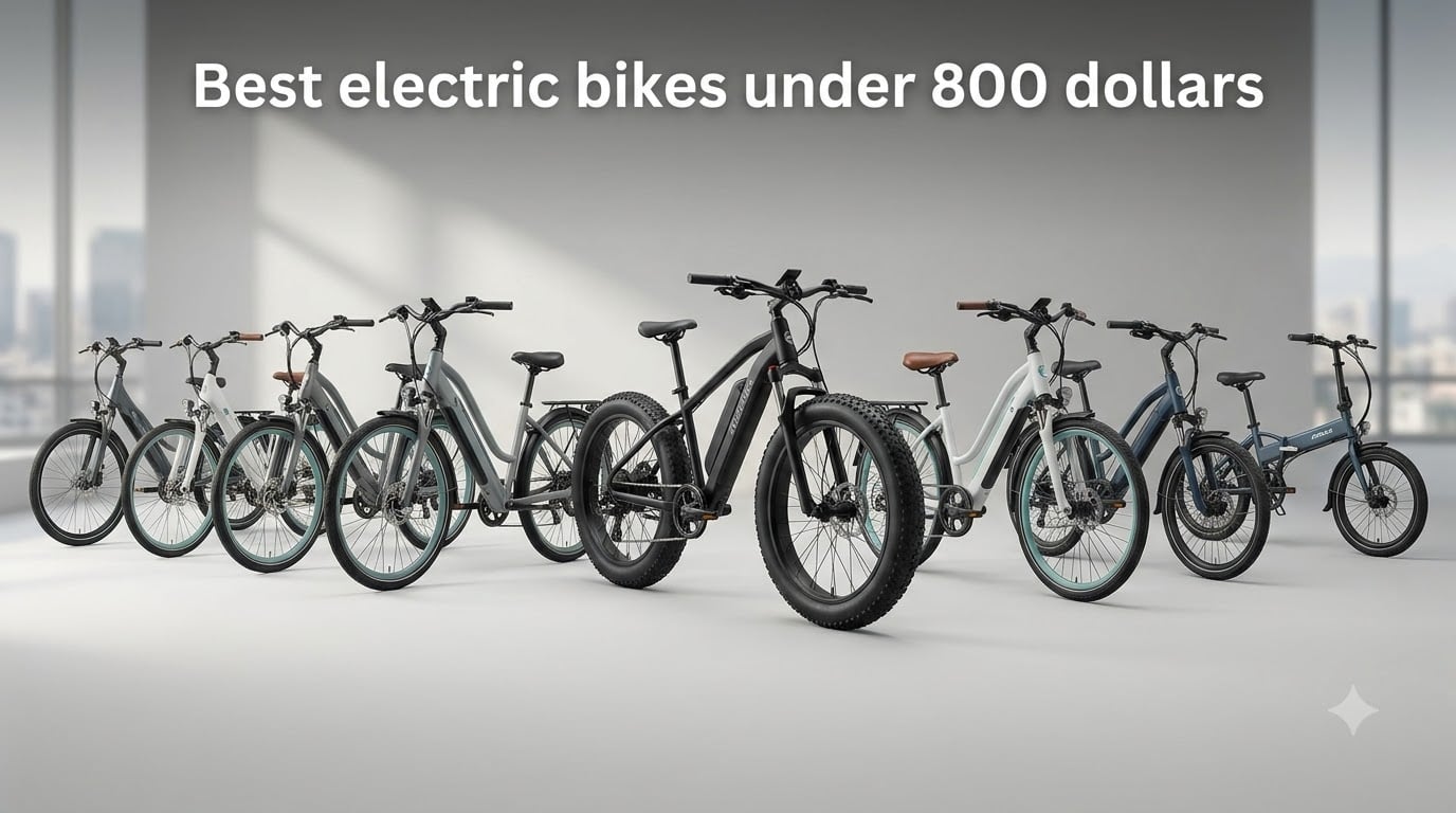 Best electric bikes under 800 dollars