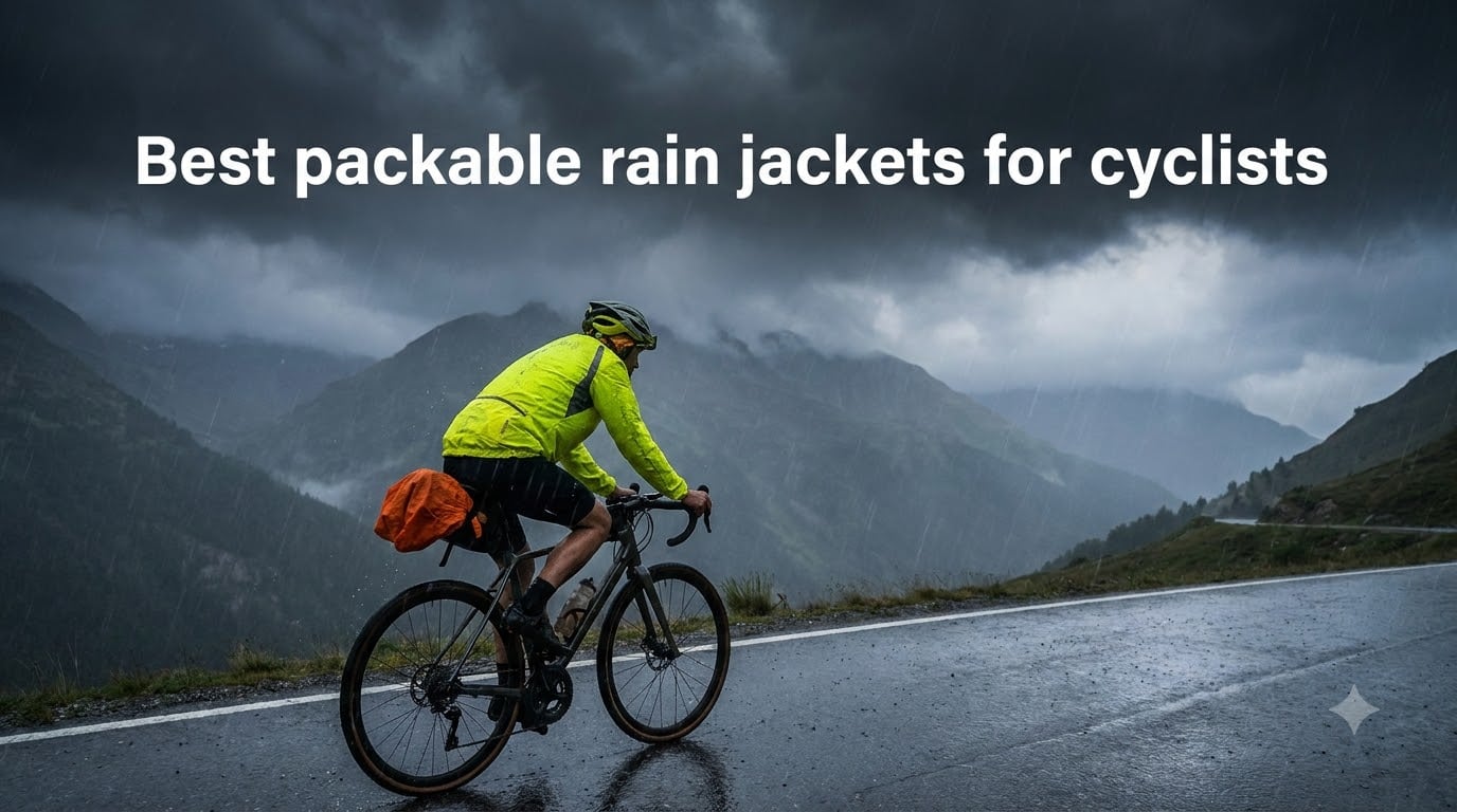 Best packable rain jackets for cyclists