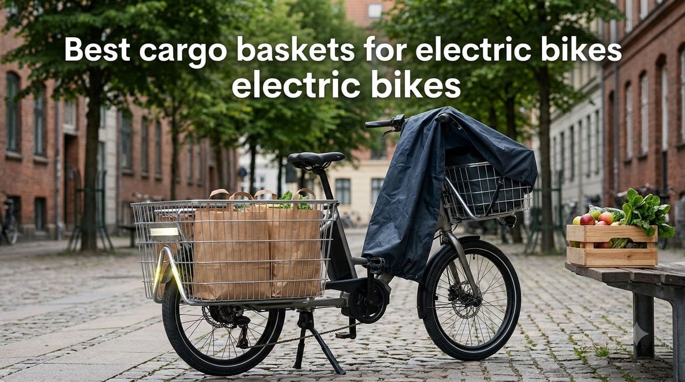 Best cargo baskets for electric bikes