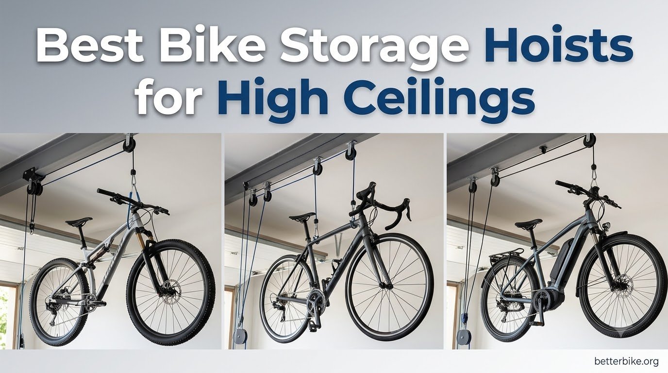 Best bike storage hoists for high ceilings