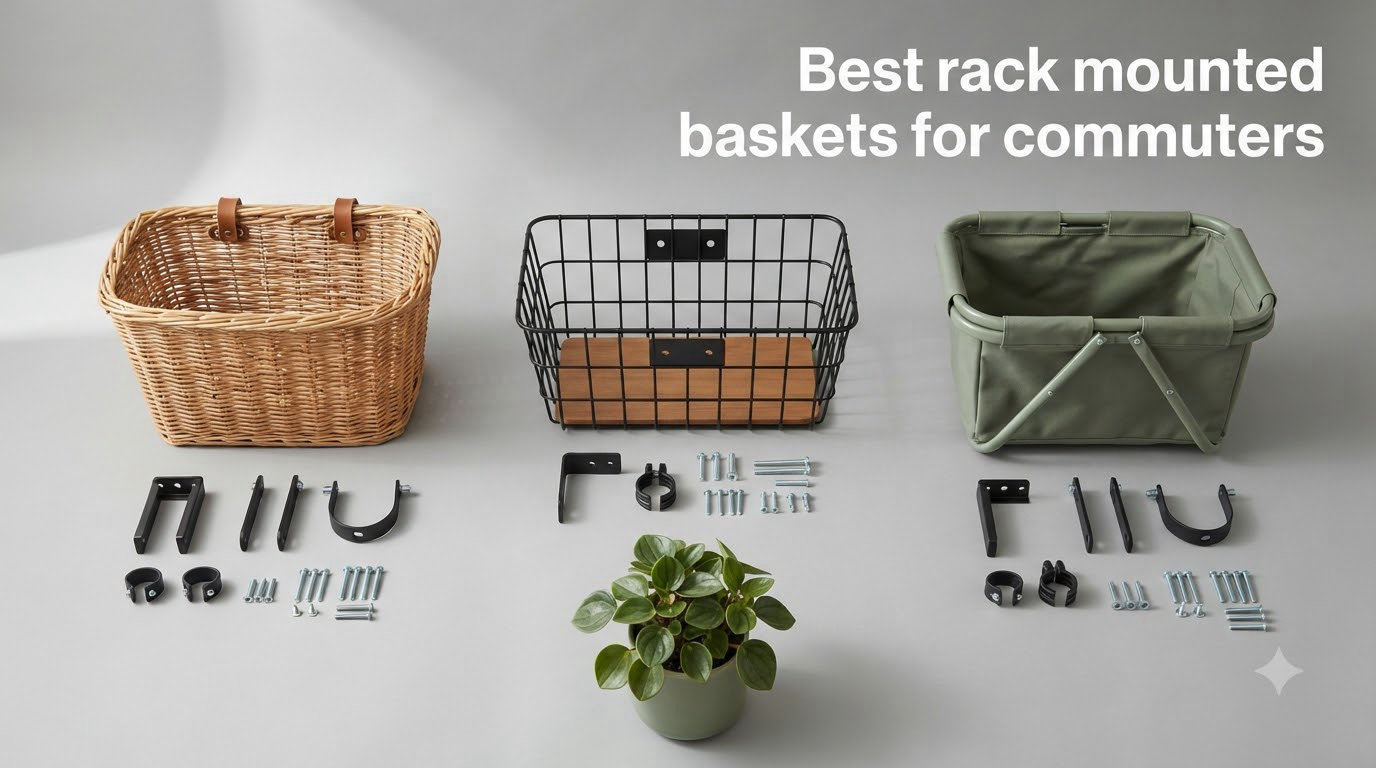 Best rack mounted baskets for commuters