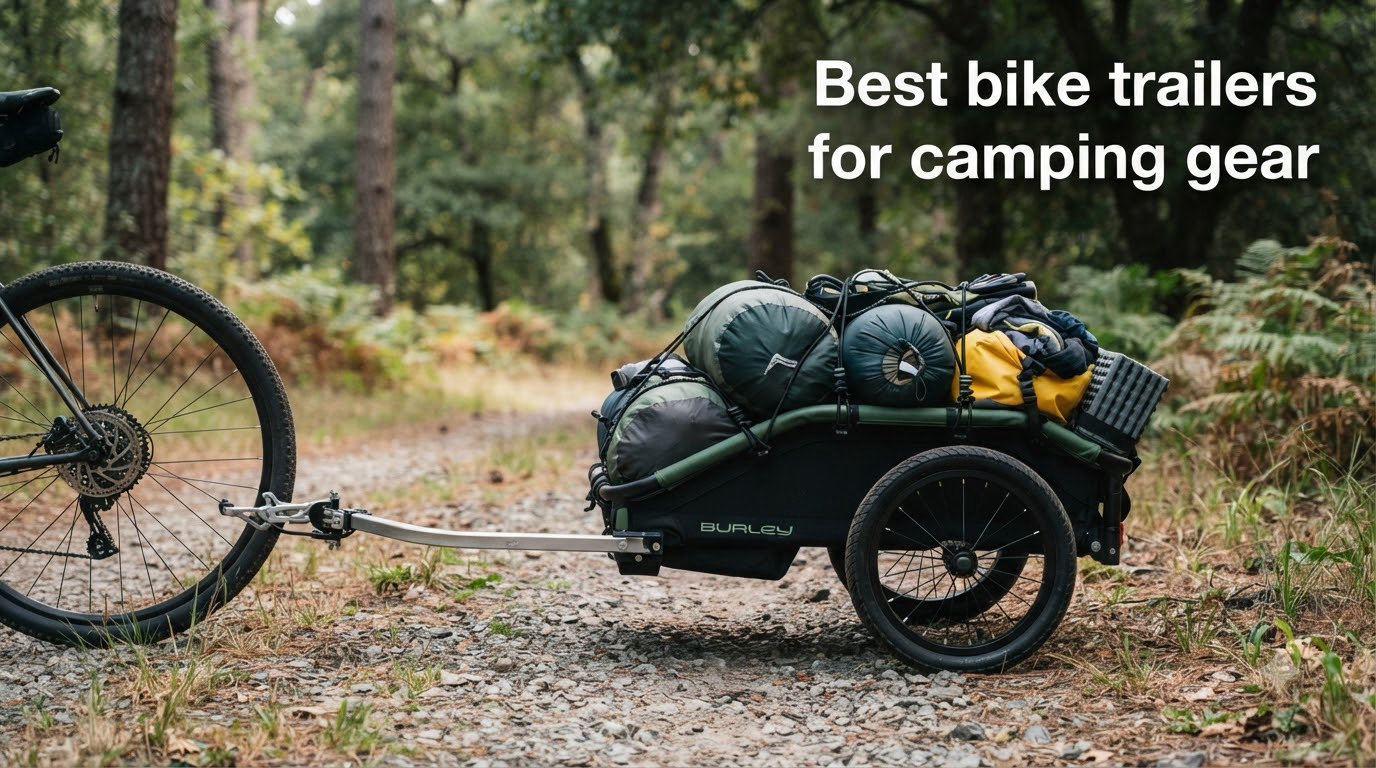 Best bike trailers for camping gear