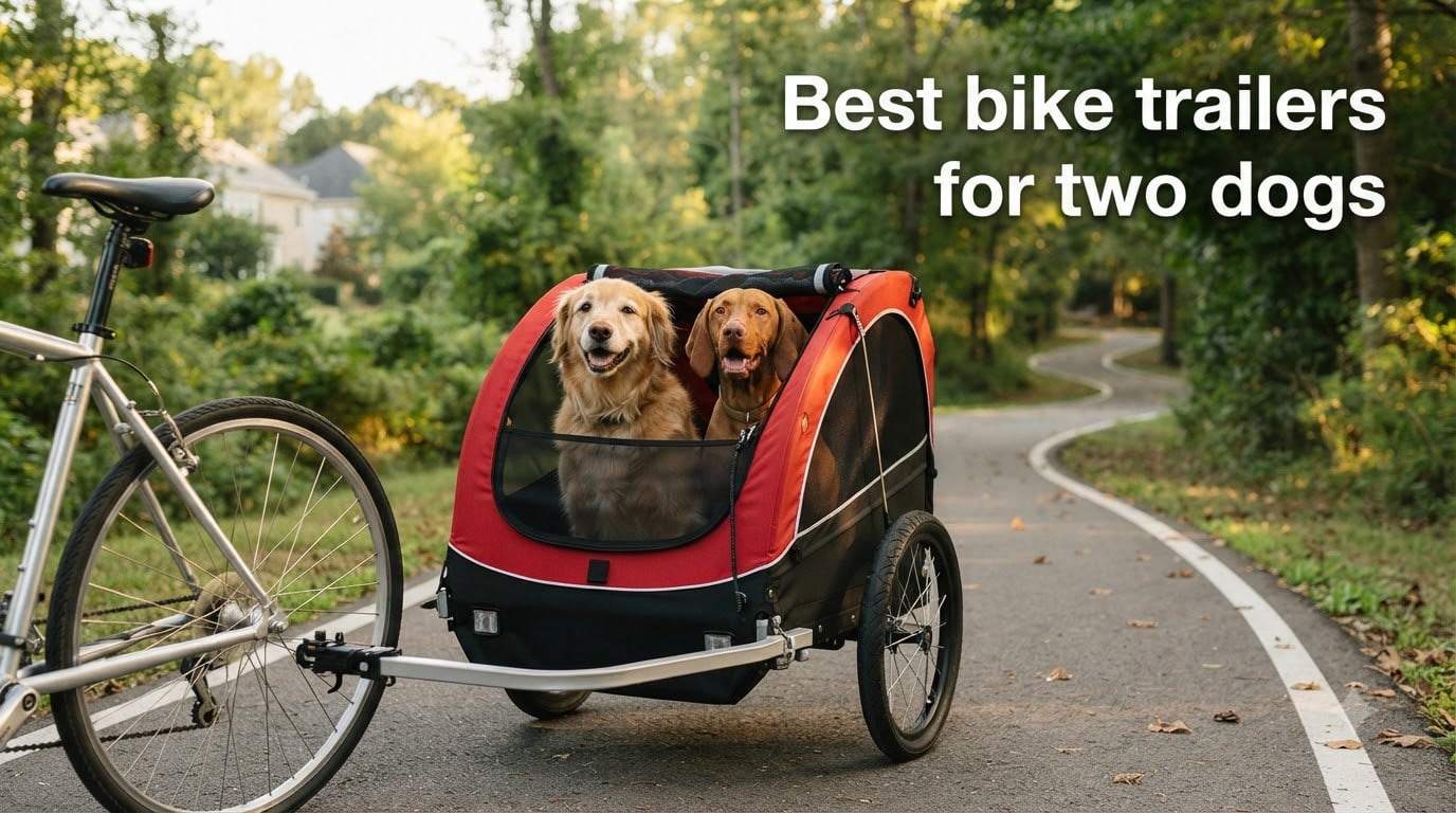 Best bike trailers for two dogs