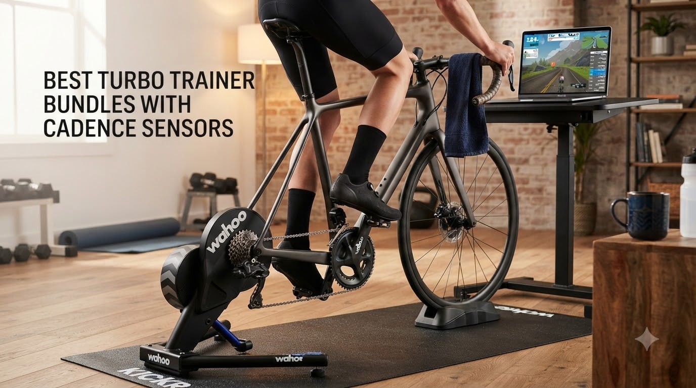 Best turbo trainer bundles with cadence sensors