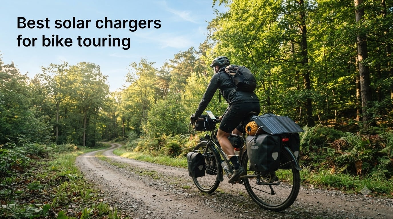 Best solar chargers for bike touring