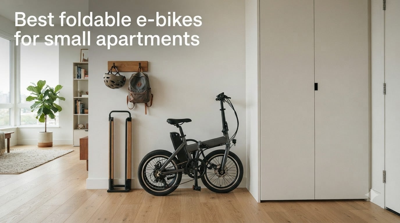 Best foldable e-bikes for small apartments