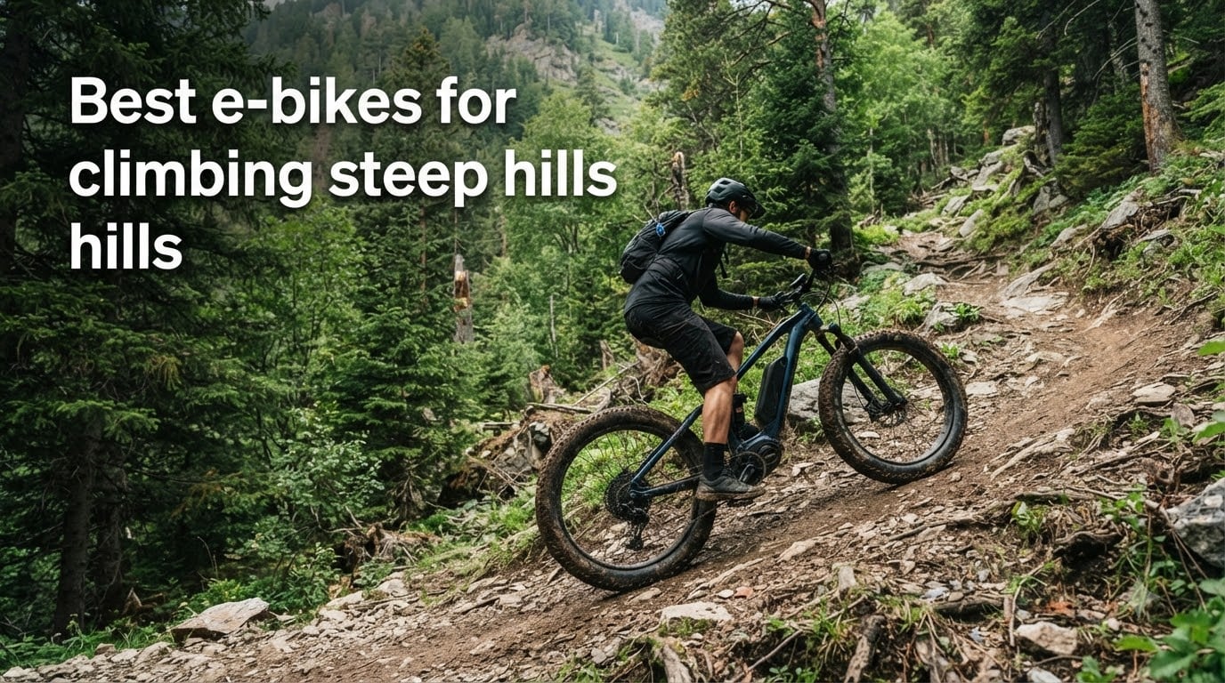 Best e-bikes for climbing steep hills