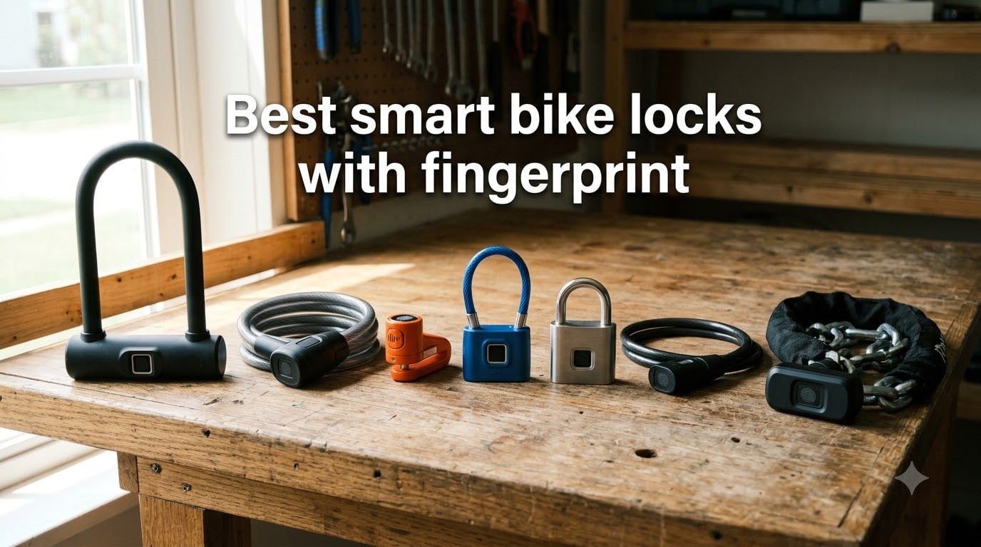 Best smart bike locks with fingerprint