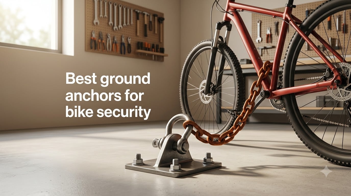 Best ground anchors for bike security