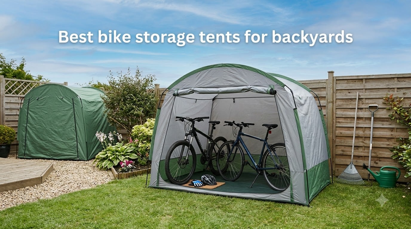 Best bike storage tents for backyards