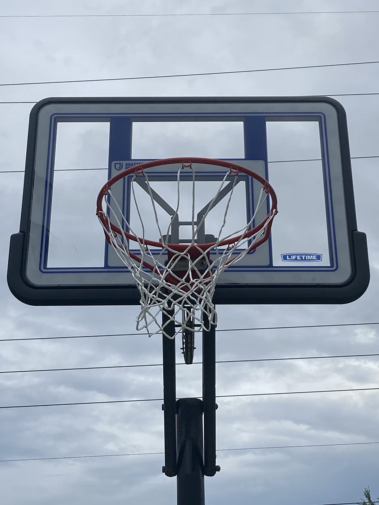 Lifetime 73650 44 Inch Shatterproof Backboard and Rim Combo Kit customer photo 2