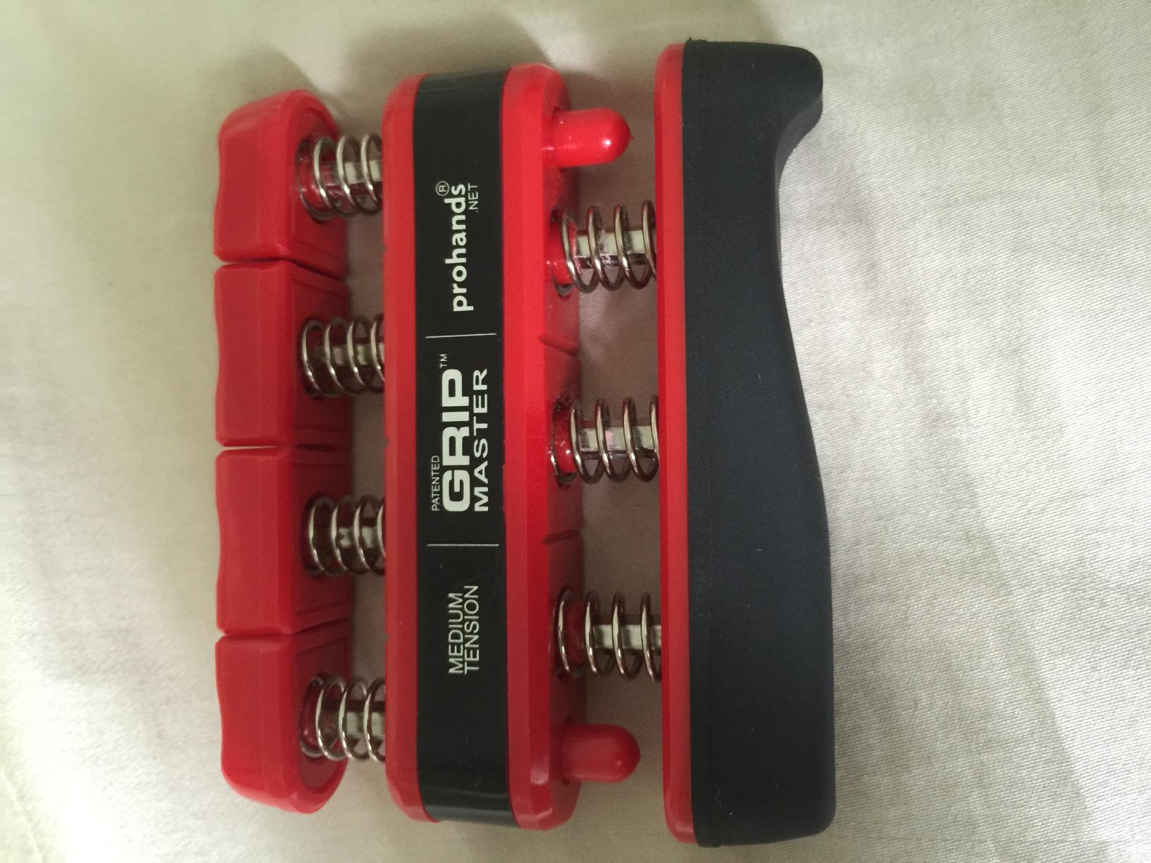 Prohands Gripmaster Hand Exerciser, Finger Exerciser (Hand Grip Strengthener), Spring-Loaded, Finger-Piston System, Isolate & Exercise Each Finger customer photo 1