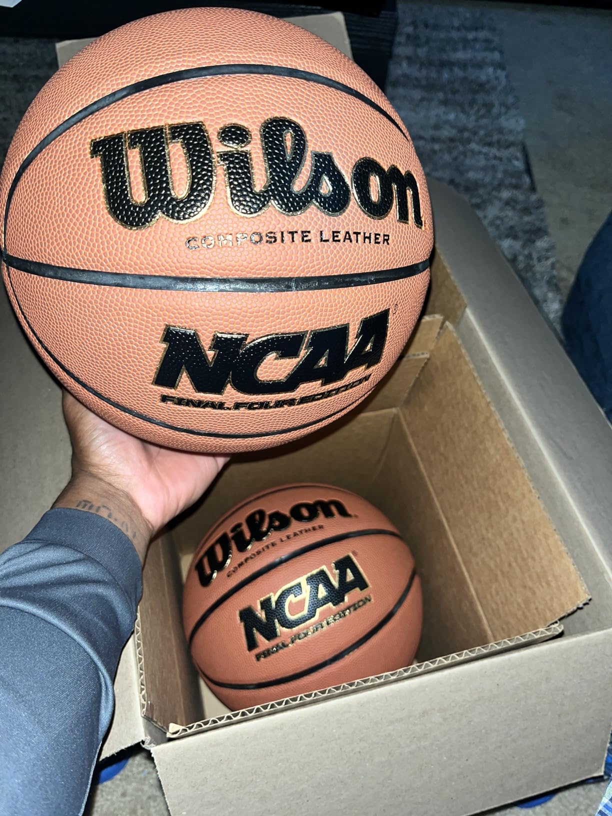 WILSON NCAA Final Four Indoor/Outdoor Basketball - Multiple Sizes + Colors customer photo 1