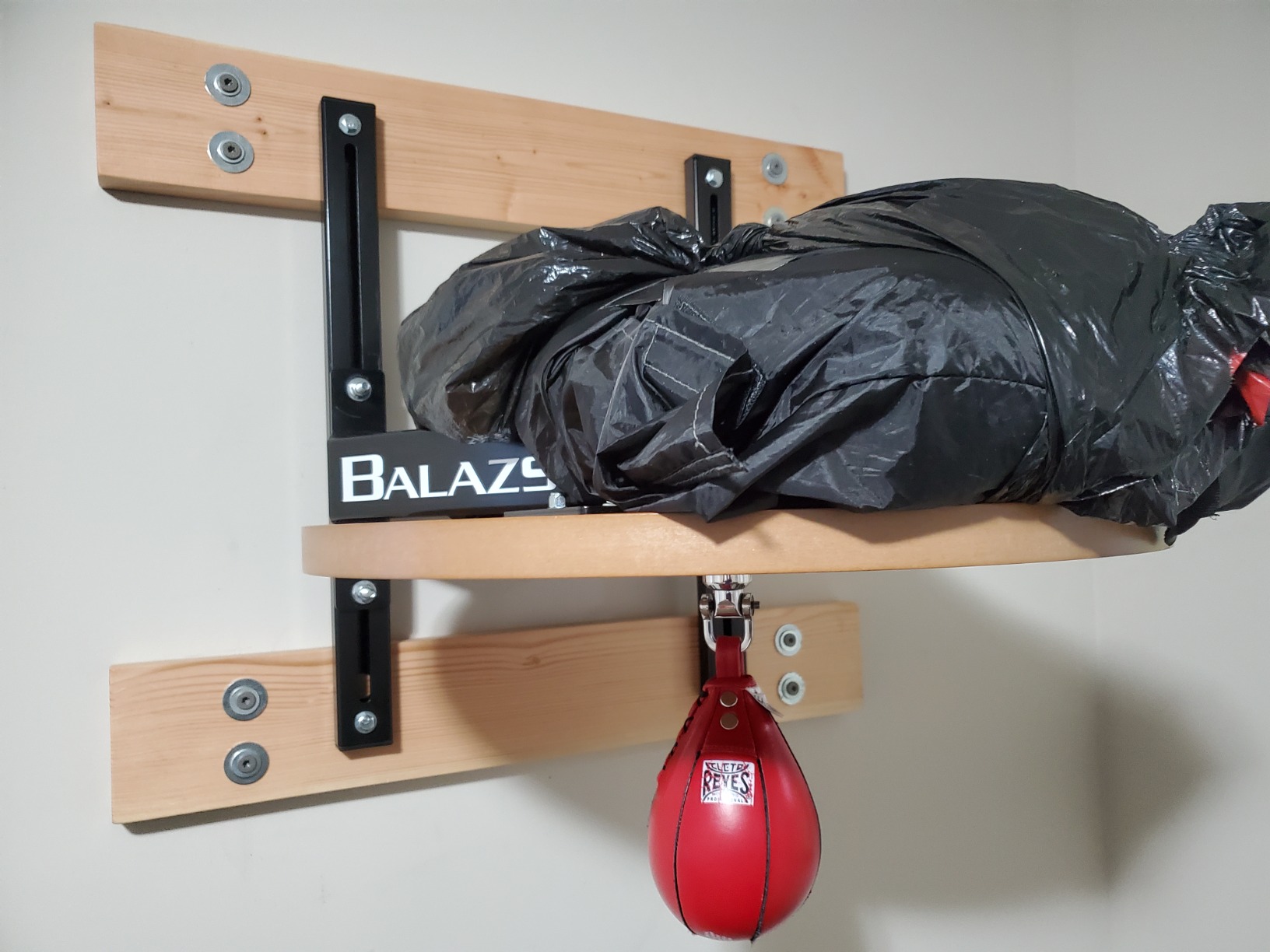 Balazs i-Box Speed Bag Platform - Heavy Duty Commercial Steel, Made in USA | Commercial Grade 11-Gauge Steel, 12