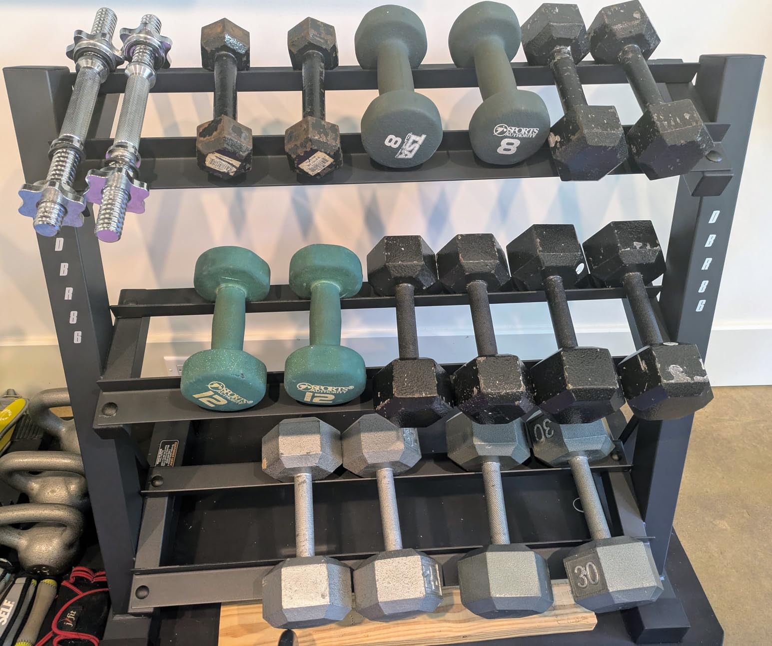 Marcy Weight Storage Organizer Racks for Dumbbells, Kettlebells, Weight Plates customer photo 1