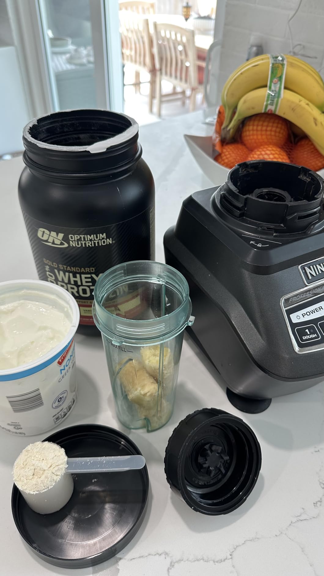 Optimum Nutrition Gold Standard Whey Protein Powder, Vanilla Ice Cream, 2LB | 24g 100% Whey Protein Per Serving, with BCAAs, Gluten Free, Banned Substance Tested, Easy Mixing, Muscle Support & Recovery customer photo 2