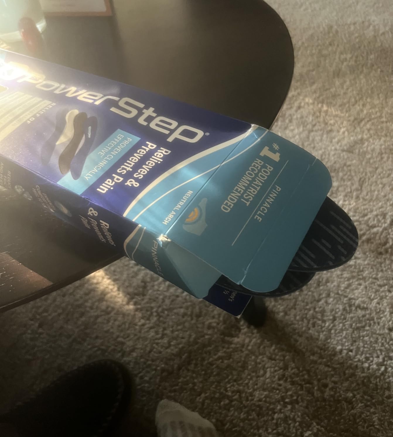 PowerStep Pinnacle Insoles, Plantar Fasciitis Relief (M 10-10.5, W 12-12.5) | Foot Orthotics for Plantar Fasciitis, Made in USA, Orthotic Insoles, Arch Support Inserts, Pronation, Podiatrist Recommended customer photo 2