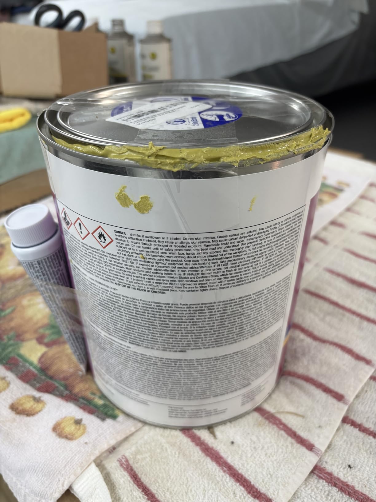 Evercoat Rage Gold Body Filler for Fiberglass, Aluminum & More - Stain-Resistant Filler - 128 Fl Oz customer photo 1