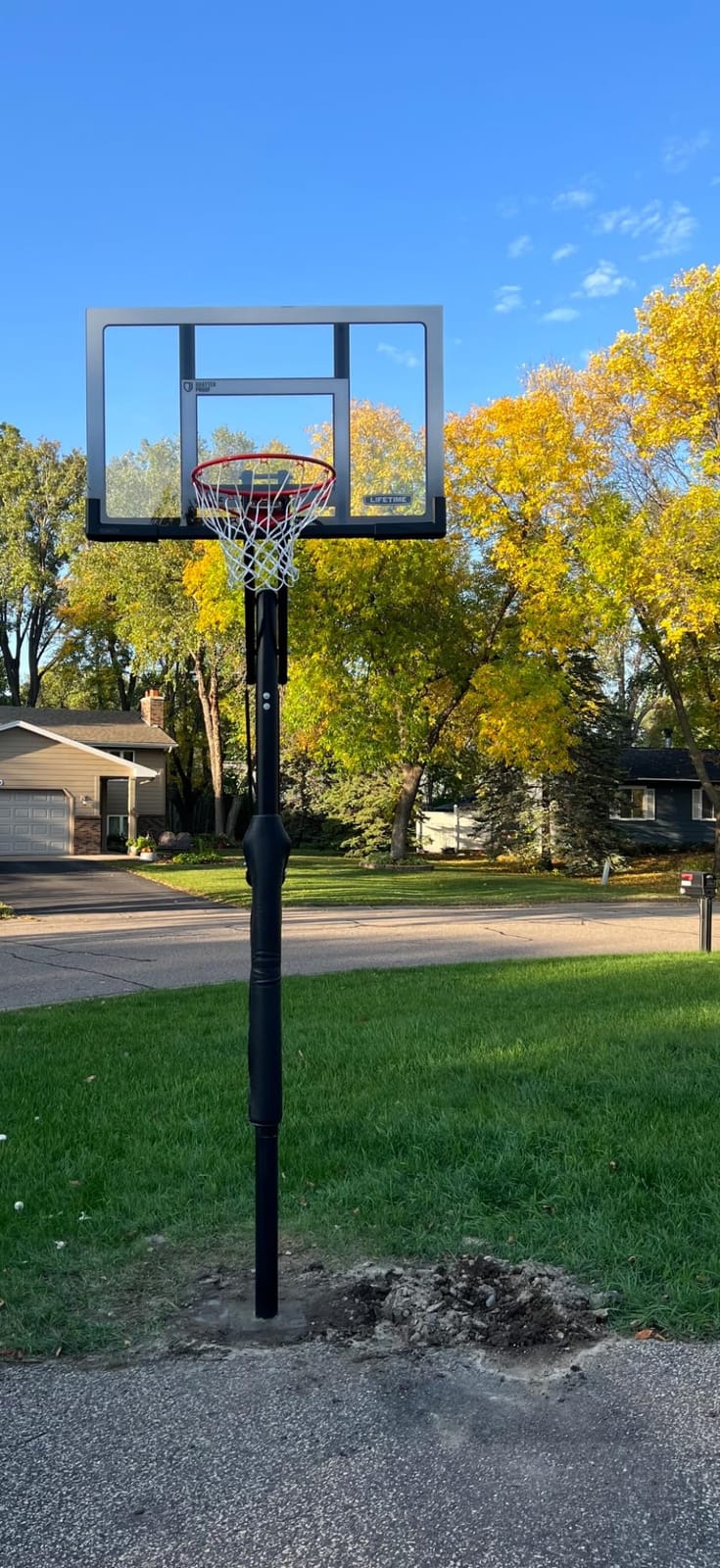 71281 In Ground Power Lift Basketball System, 52 Inch Shatterproof Backboard customer photo 1