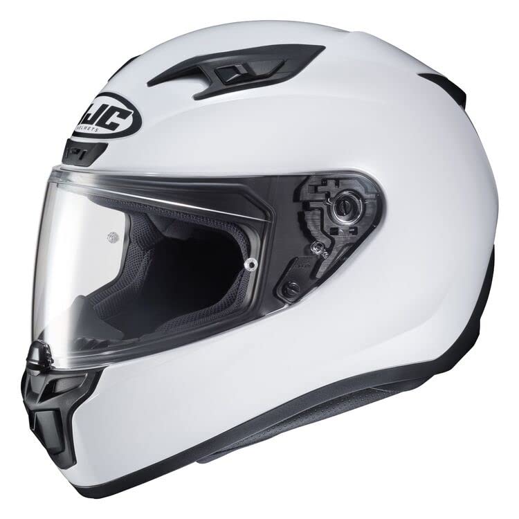 HJC V10 Solid Full Face Motorcycle Helmet with HJ-41 Pinlock Shield, DOT Approved (Black, Medium) customer photo 1