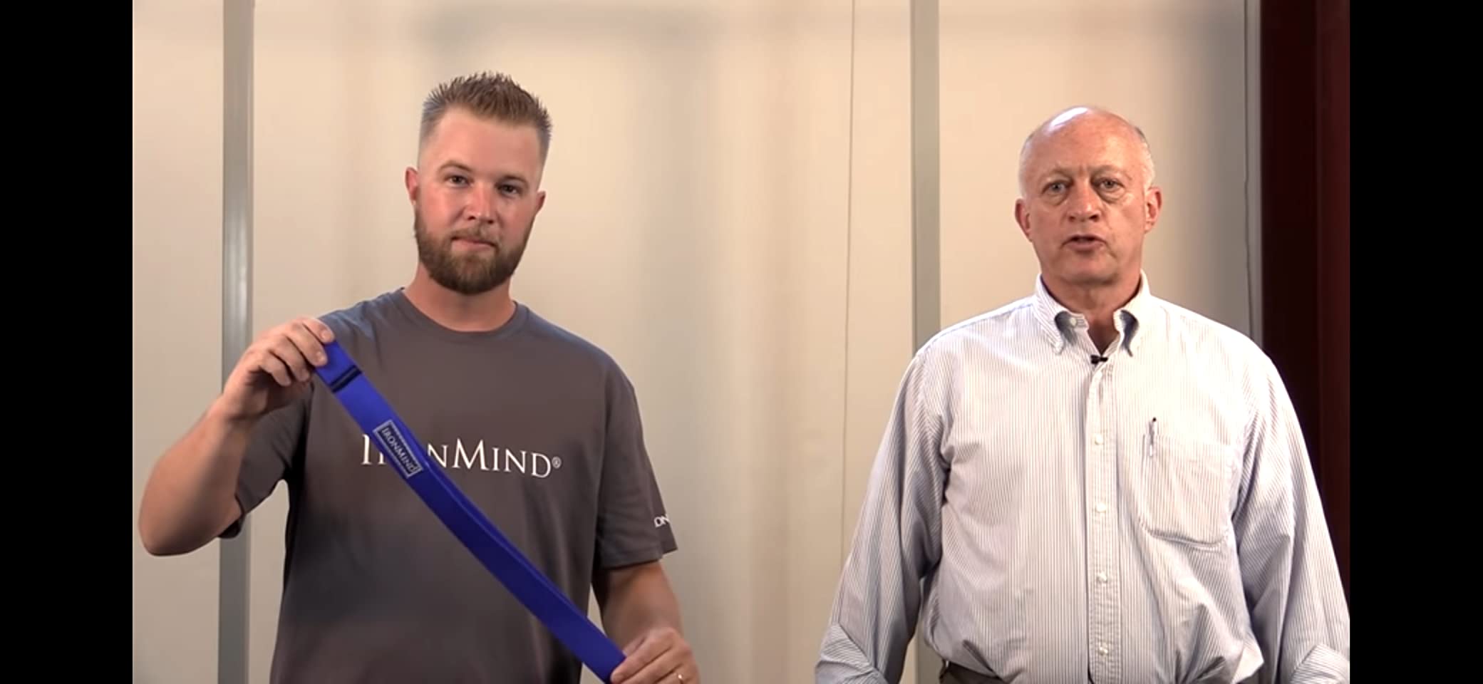 IronMind Strong-Enough Lifting Straps, Blue, Pair | The professional strongman staple: nylon lifting straps for deadlifts, rows, clean pulls customer photo 2