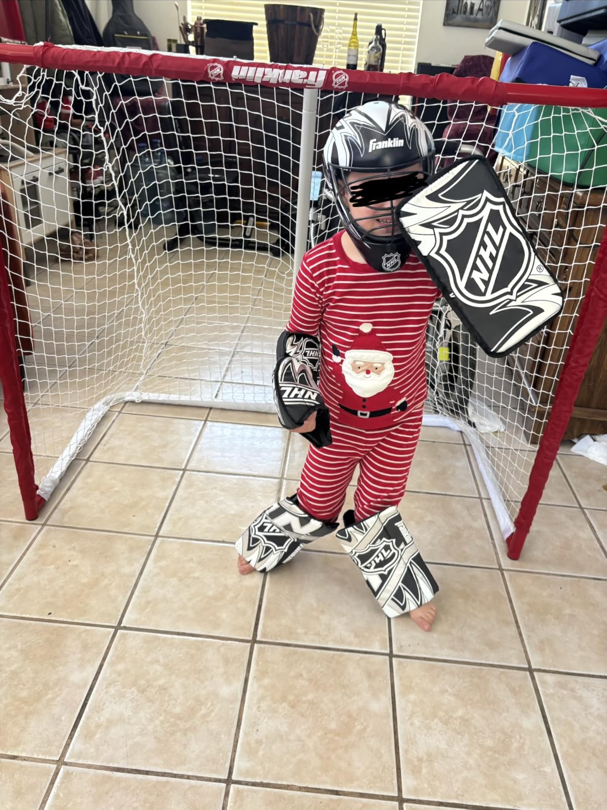 Franklin Sports NHL Youth Mini Hockey Goalie + Mask Set customer photo 2