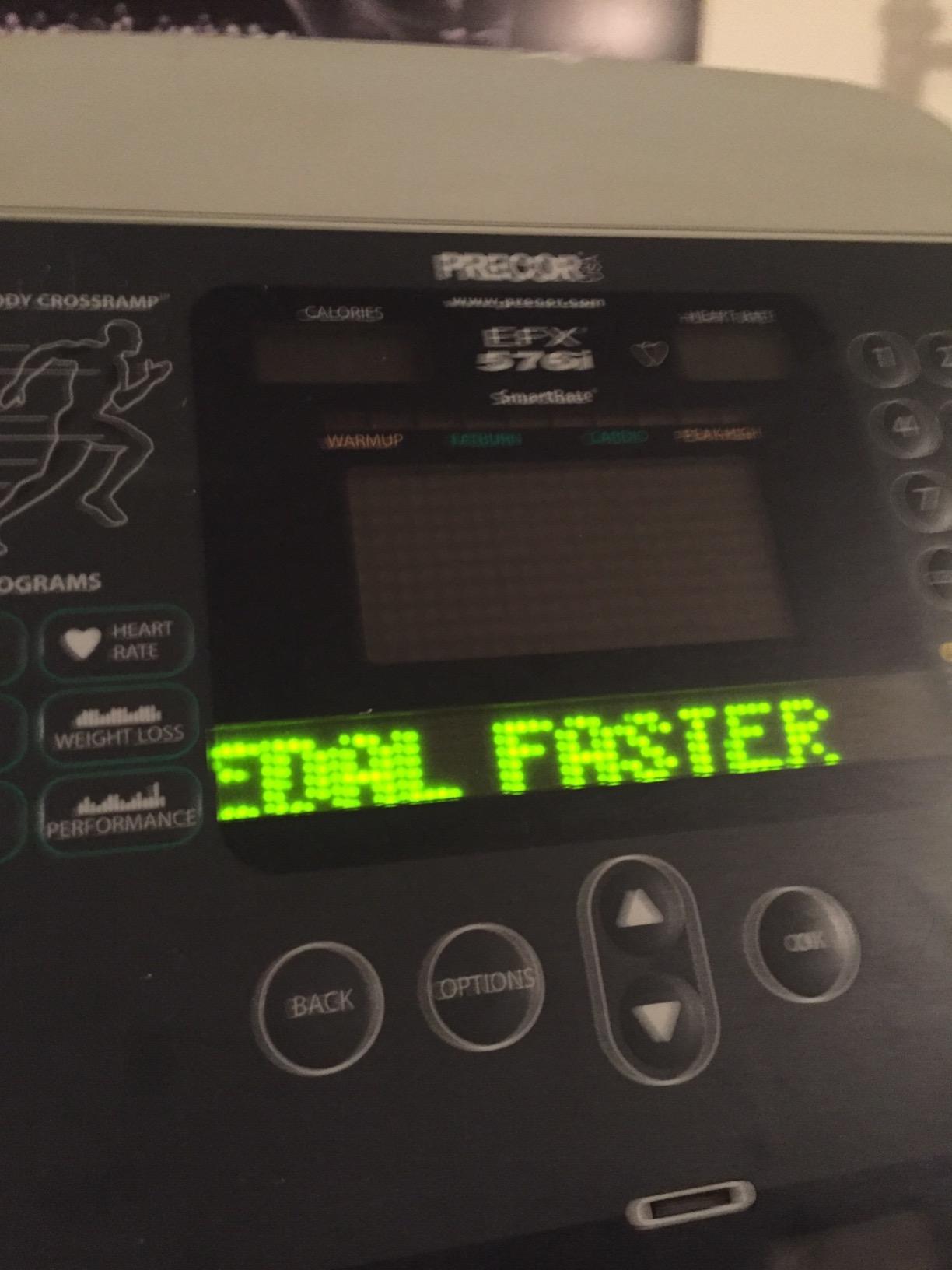 Precor EFX 576i Premium Commercial Series Elliptical Fitness Crosstrainer customer photo 2