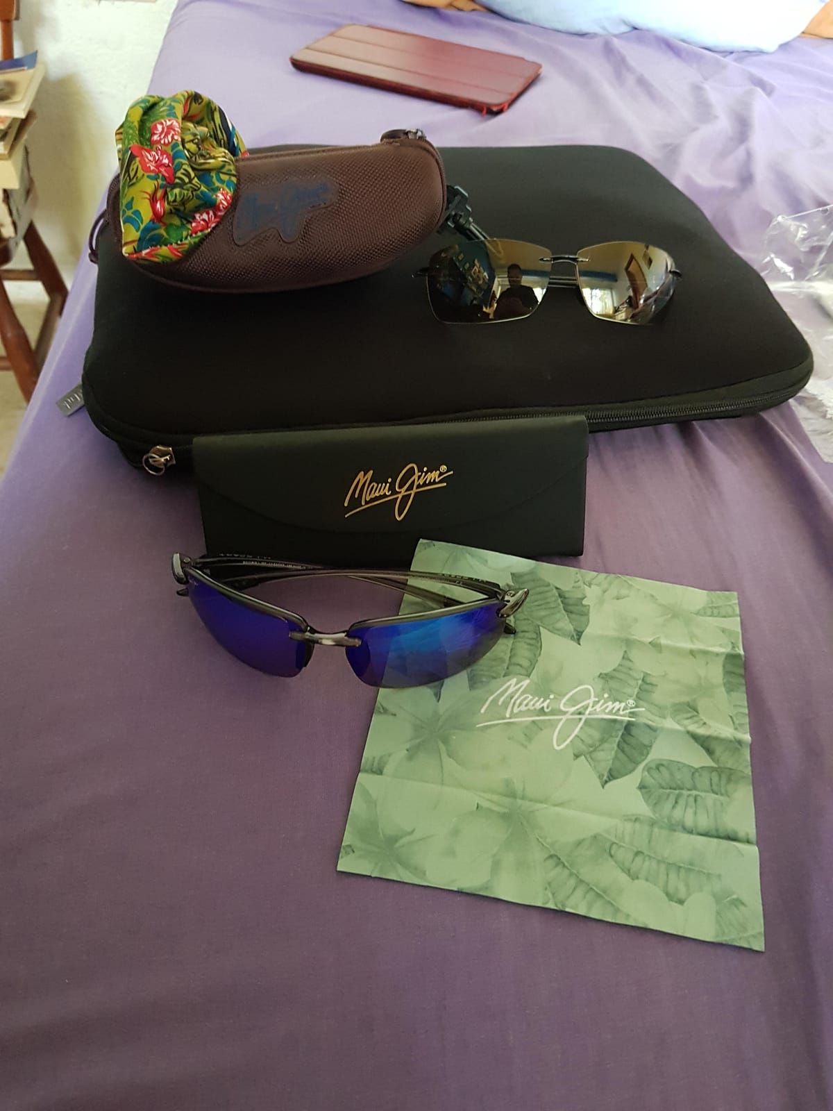 Maui Jim Polarized Men's and Women's Hookipa Rectangular Sunglasses customer photo 1