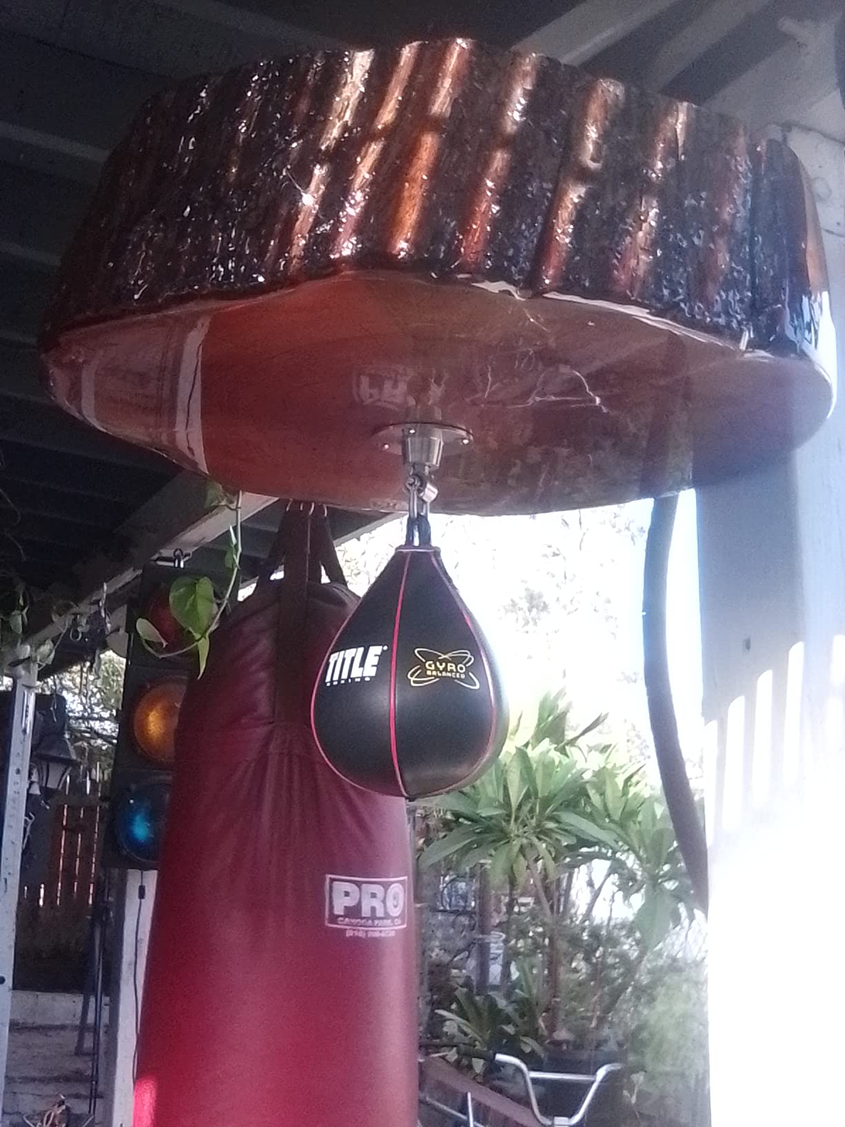 TITLE Boxing Gyro Balanced Leather Speed Bag: Speed Bag for Boxing, Speedbag, Speed Bags, Boxing Speed Bag, Title Speed Bag, Boxing Bag, Boxing Equipment, Punching Bag customer photo 1