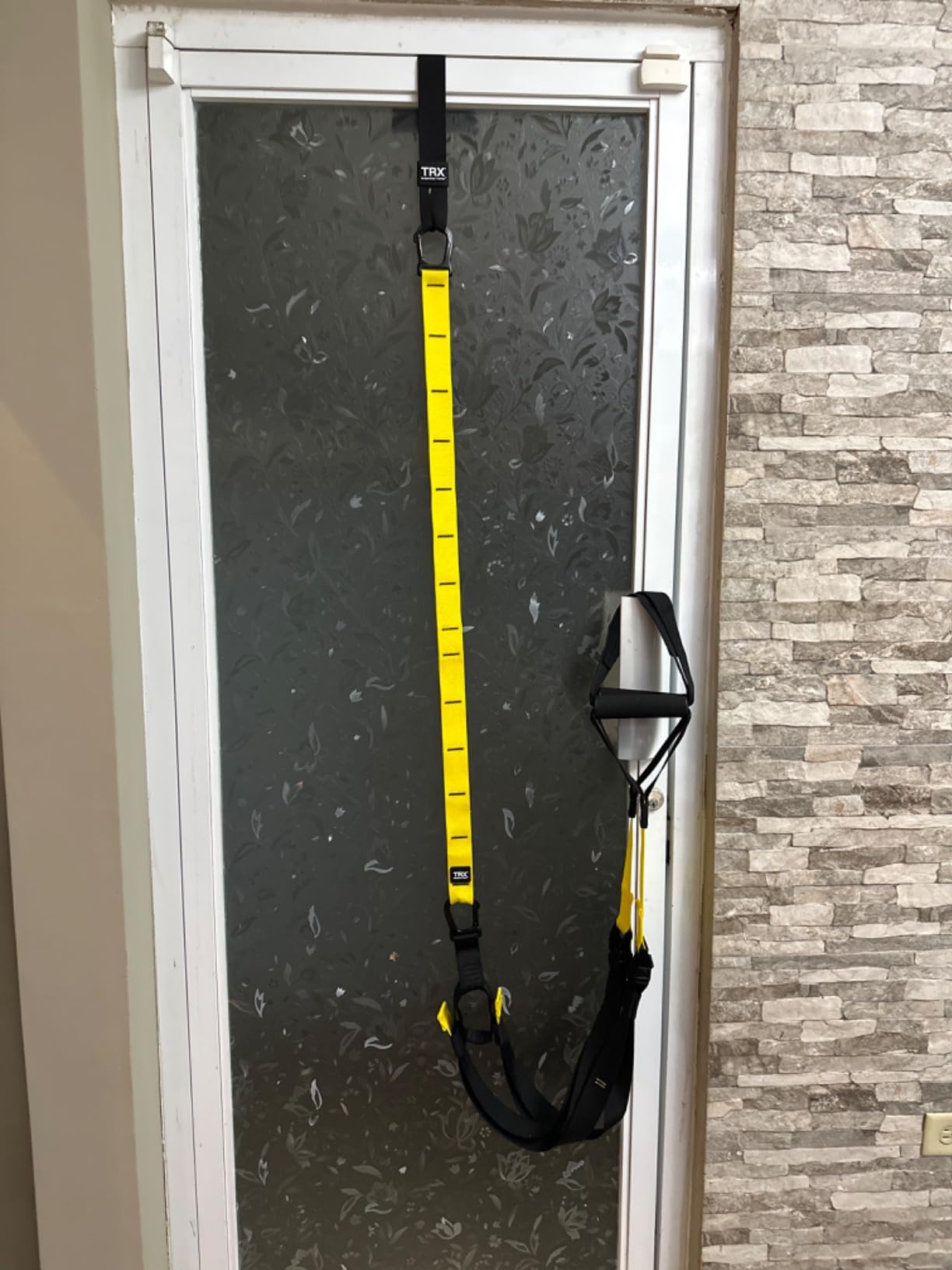 TRX All-In-One Home Gym System - Complete Suspension Training Kit for Strength Training, HIIT & Full-Body Workouts at Home or Outdoors, Includes Indoor & Outdoor Anchors customer photo 1