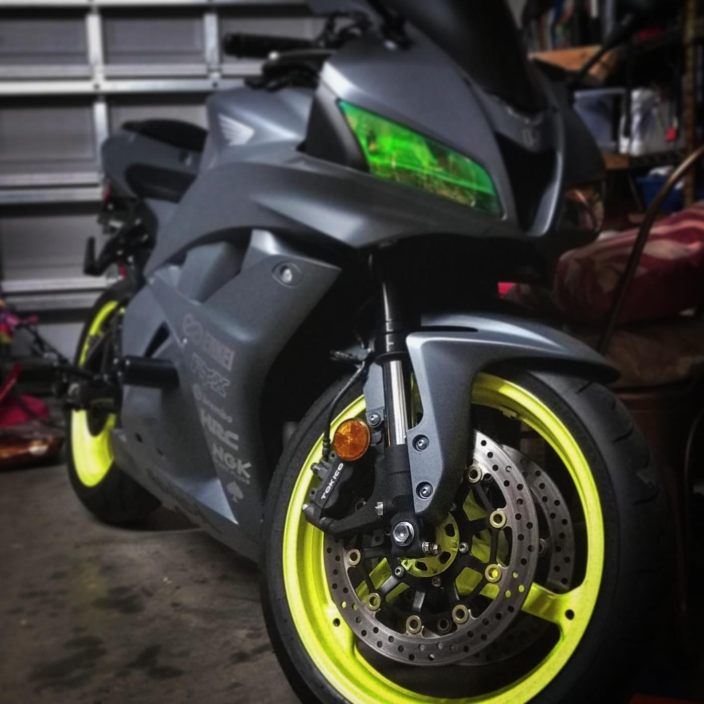 Shogun USA Made Hon CBR600RR CBR600 CBR 600 RR 2009 2010 2011 2012 Black Frame Sliders Fits ABS & NON ABS Models - 750-3349 customer photo 1